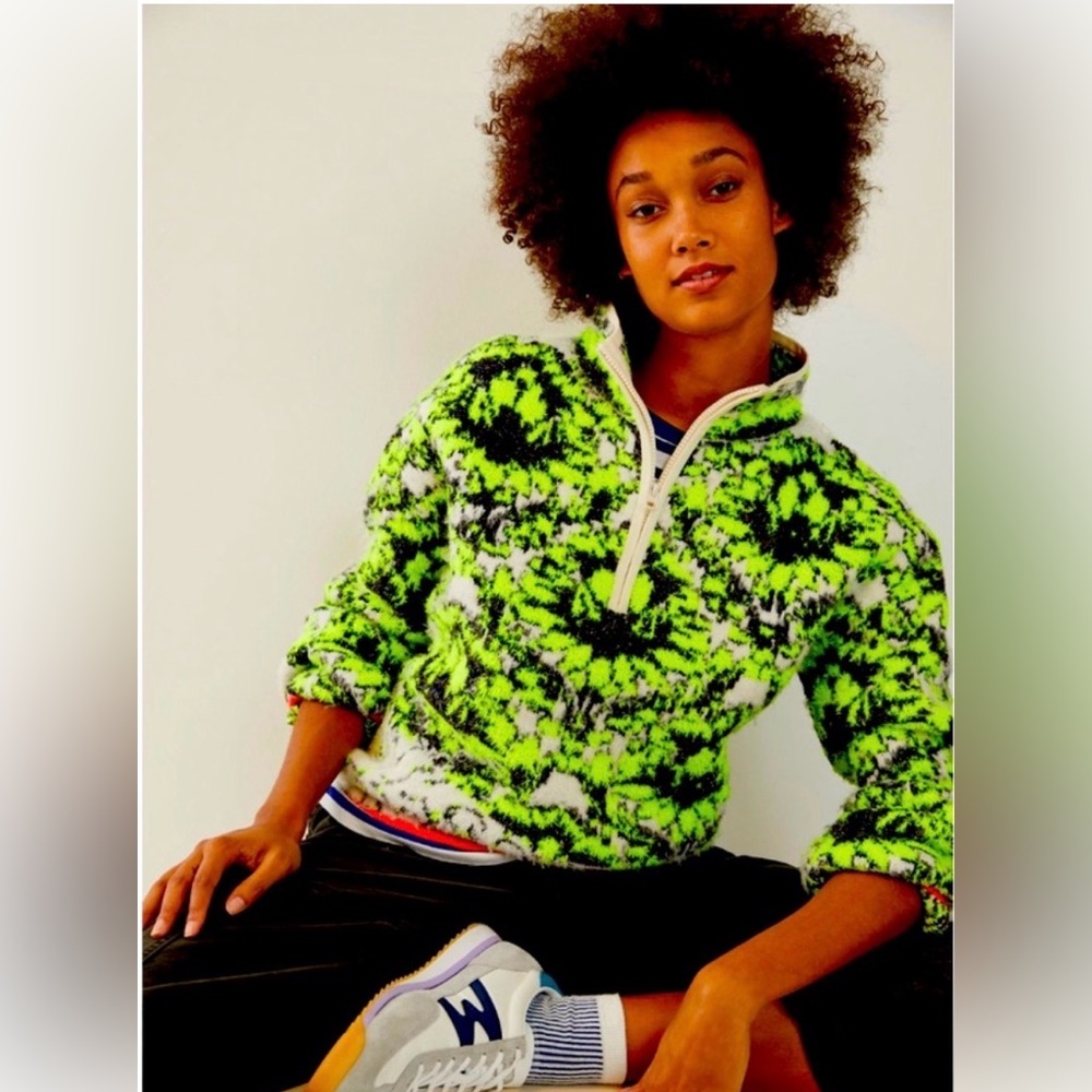 Anthropologie Oversized Cristina Quarter Zip Pullover